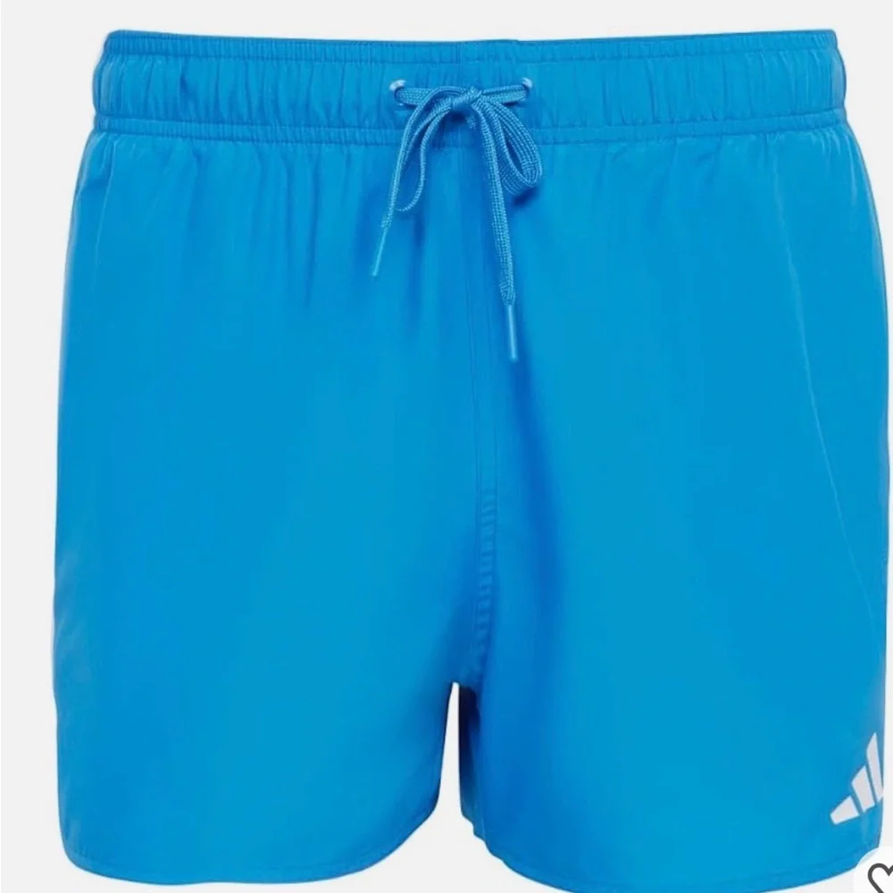 NWT 2XL Adidas Men's 3” Vibrant Blue Swim Shorts